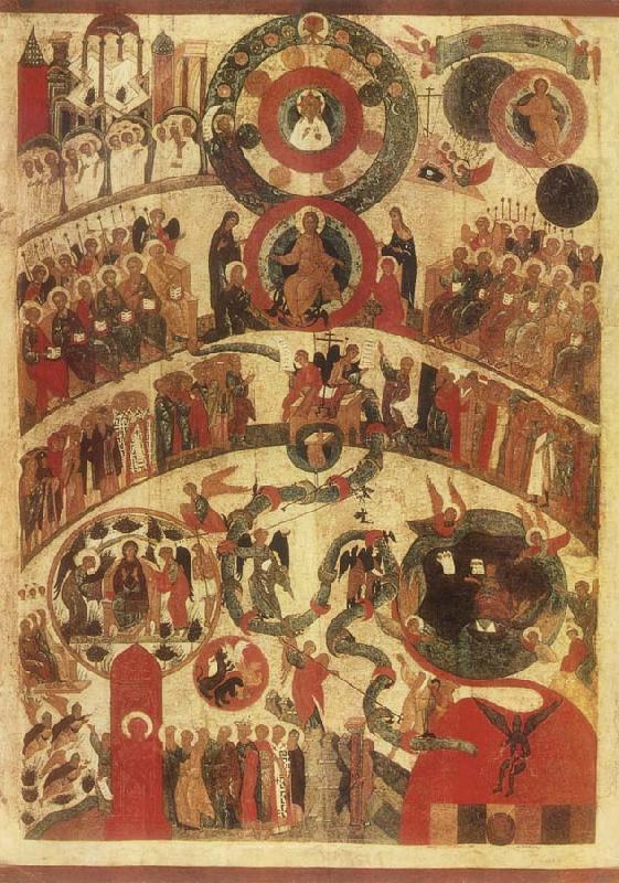 THe Last Judgement Novgorod School, unknow artist